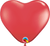 Qualatex Latex 6″ Ruby Red Heart Latex Balloons (100)