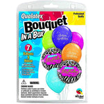 7″ Leopard Happy Birthday Bouquet Foil Balloons