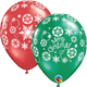 Christmas Snowflakes 11″ Latex Balloons (50 count)