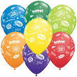 Qualatex Latex Assorted Congrats Wishes 11″ Latex Balloons (50)