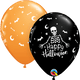 Happy Halloween Skeleton 11″ Globos de látex (50 unidades)