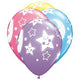 Baby Moon & Stars 11″ Latex Balloons (5 count)