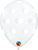 Qualatex Latex Big Polka Dots Clear 5″ Latex Balloons (100 count)