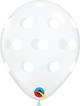 Big Polka Dots Clear 5″ Latex Balloons (100 count)