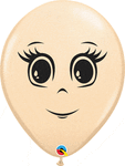 Qualatex Latex Blush Feminine Face 16″ Latex Balloons (50 count)