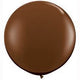 Chocolate Brown 36″ (3′ Spherical) Latex Balloons (2)