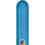 Qualatex Latex Chrome Blue 260Q Latex Balloons (100)