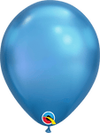 Qualatex Latex Chrome Blue 7″ Latex Balloons (100)