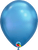 Qualatex Latex Chrome Blue 7″ Latex Balloons (100)