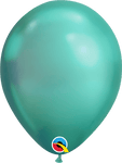 Qualatex Latex Chrome Green 11″ Latex Balloons (100)
