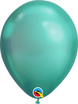 Qualatex Latex Chrome Green 7″ Latex Balloons (100)