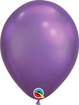 Globos de látex cromados morados de 11″ (100 unidades)