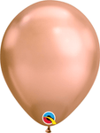 Qualatex Latex Chrome Rose Gold 7″ Latex Balloons (100)