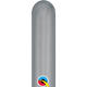 Chrome Silver 260Q Latex Balloons (100)