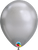 Qualatex Latex Chrome Silver 7″ Latex Balloons (100)