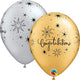 Congrats Elegant Silver & Gold 11″ Latex Balloons (50)