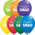 Qualatex Latex Congrats Grad 11″ Latex Balloons (50 count)