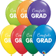 Congrats Grad 11″ Globos de látex (50 unidades)