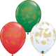 Christmas Evergreen 11″ Latex Balloons (50 count)