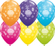 Cupcakes & Presents Tropical Assortment 11″ Latex Balloons (50)