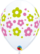 Globos de látex de 11" con estampado de flores de margaritas (50 unidades)