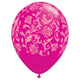 Damask Print Wild Berry 11″ Latex Balloons (50 count)