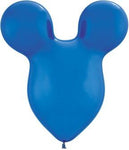 Globos de látex azul oscuro Mousehead de 15″ (50 unidades)