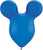 Globos de látex azul oscuro Mousehead de 15″ (50 unidades)