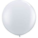Qualatex Latex Diamond Clear 36″ (3′ Spherical) Latex Balloons (2)
