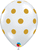 Qualatex Latex Diamond Clear Big Polka Dots 11″ Latex Balloons (50 count)