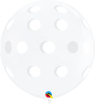 Globos de látex Diamond Clear Big Polka Dots-A-Round de 36″ (2 unidades)