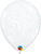 Qualatex Latex Diamond Clear Butterflies-A-Round 11″ Latex Balloons (50)