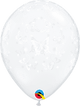 Globos de látex Diamond Clear Butterfly-A-Round de 11″ (50)