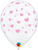 Qualatex Latex Diamond Clear Pink Hearts-A-Round 11″ Latex Balloons (50 count)