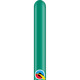 Globos de látex verde esmeralda 160Q (100 unidades)