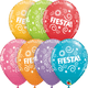 Surtido festivo Fiesta Swirls Globos de látex de 11″ (50 unidades)