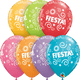 Festive Assortment Fiesta Swirls 11″ Latex Balloons (50 count)