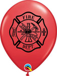 Qualatex Latex Fire Department Red 11″ Latex Balloons (50 count)