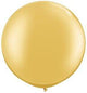 Gold 30″ Latex Balloons (2 count)