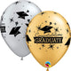 Graduation Congratulations Graduate Silver Gold 11″ Latex Balloons