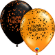 Globos de látex Halloween Moons &amp; Stars-A-Round de 11′ (50 unidades)