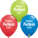 Feliz día del padre Globos de látex de 11″ (50 unidades)