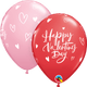 Happy Valentine's Day Casual Script 11″ Latex Balloons (50 count)
