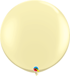 Qualatex Latex Ivory Silk 36″ Latex Balloons (2 count)