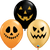 Pumpkin Jack Faces Surtido Globos de látex de 11″ (50 unidades)