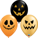 Pumpkin Jack Faces Surtido Globos de látex de 11″ (50 unidades)