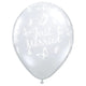 Globo de látex de 16″ de Just Married Butterflies-A-Round (50 unidades)