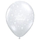 Globos de látex Just Married Flowers-A-Round de 11″ (50 unidades)