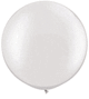 Pearl White 30″ Latex Balloons (2 count)