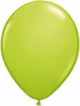 Globos de látex verde lima de 11″ (100 unidades)